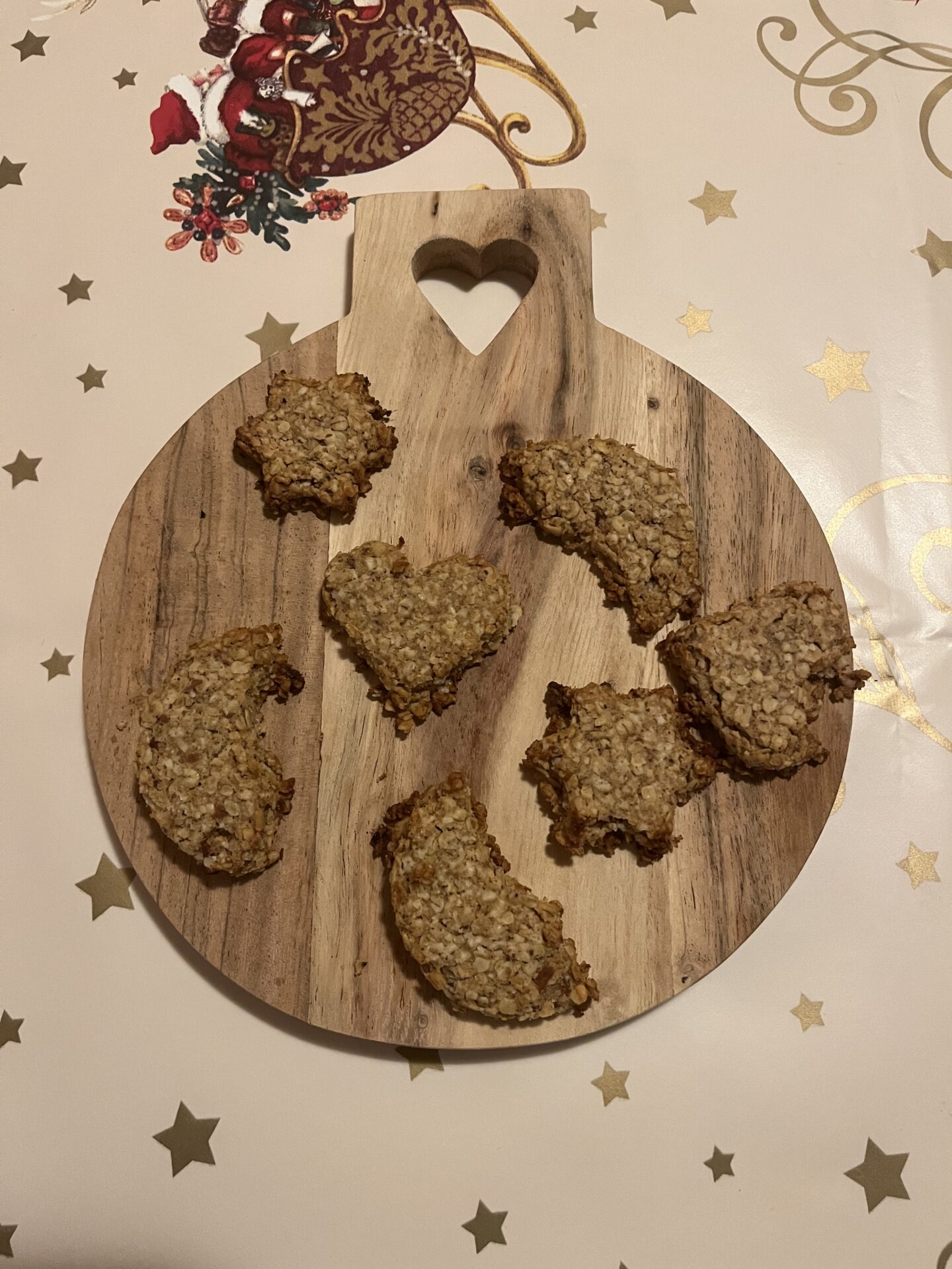 Gluténmentes zabkeksz, különleges karácsonyi kivitelben