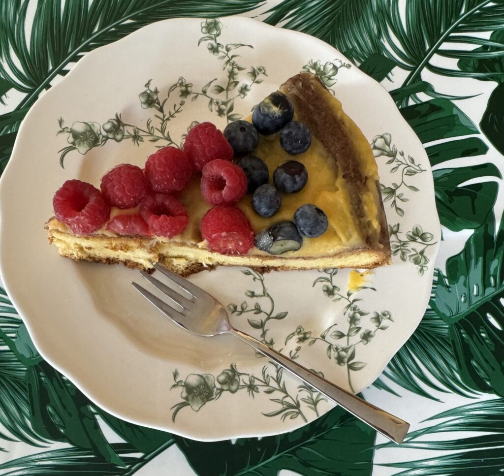 Gluténmentes piskóta torta házi vanília krémmel