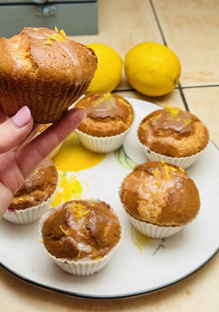 Gluténmentes citromos muffin