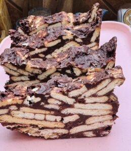 Gluténmentes mozaik szelet