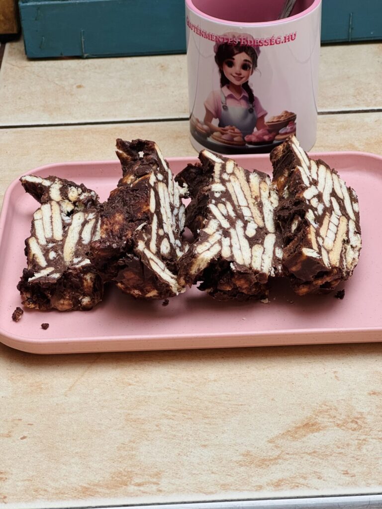 Gluténmentes mozaik szelet