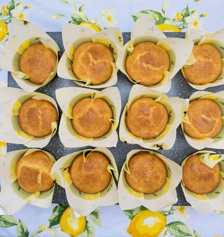 Gluténmentes citromos muffin