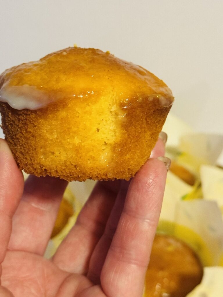 Gluténmentes citromos muffin