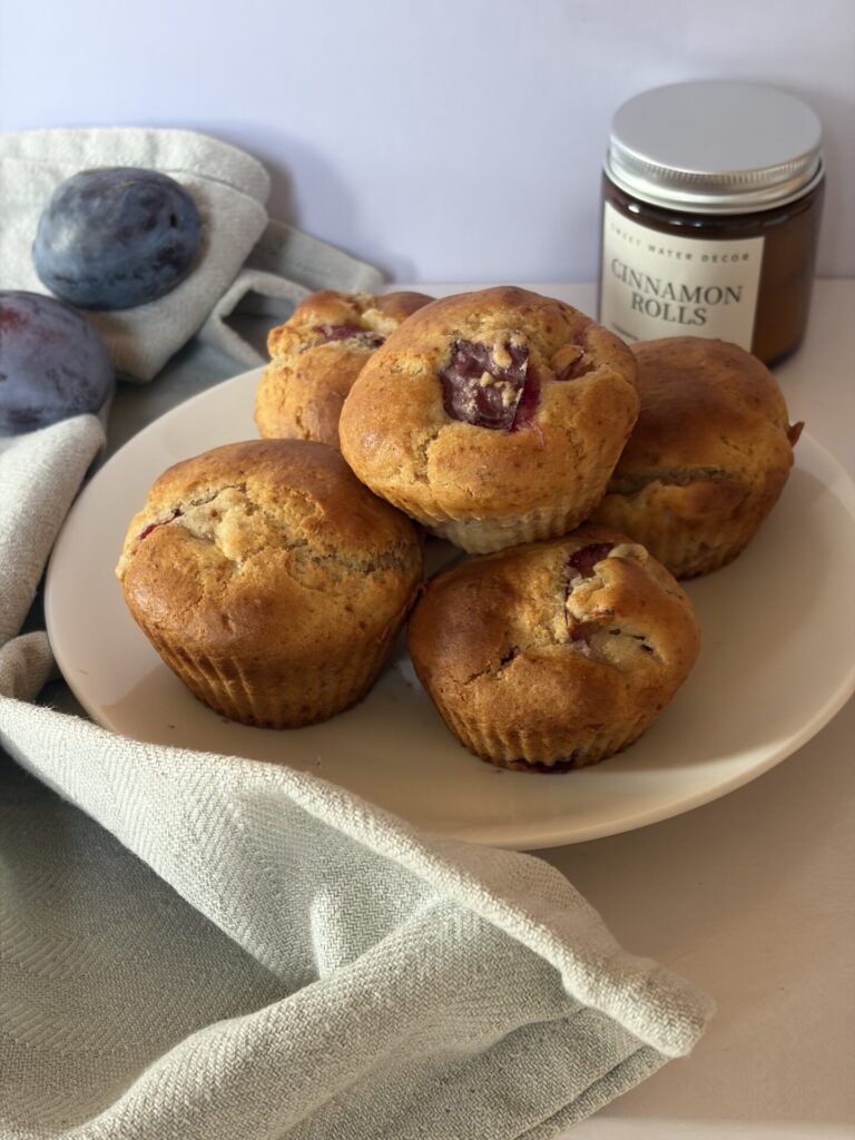 Gluténmentes szilvás muffin